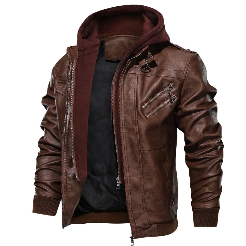 Motorcycle PU Jackets, Biker Leather Outerwear